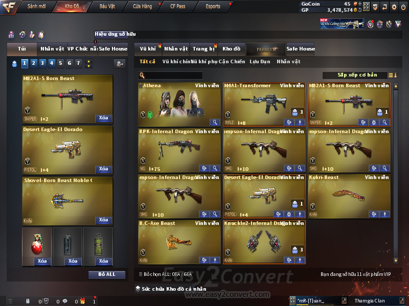 Acc CF #ACC GO TRANG THONG TIN - noborder