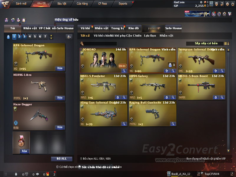 Acc CF #CỰU BINH+ ACC TRẮNG TT - noborder