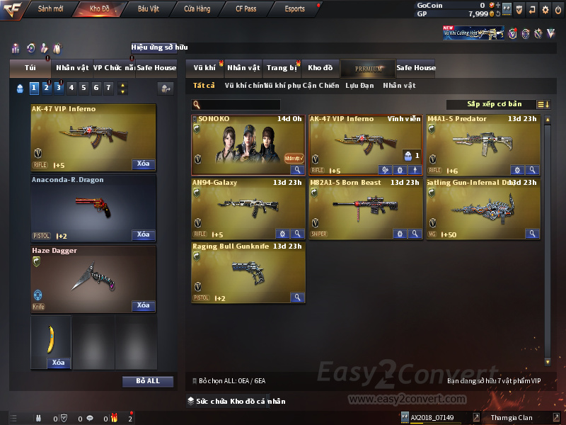 Acc CF #CỰU BINH+ ACC TRẮNG TT - noborder