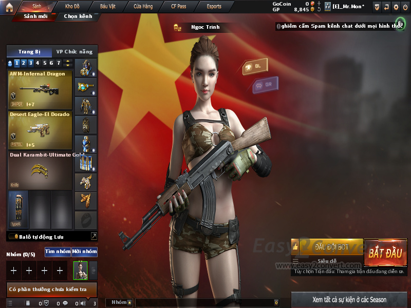 Acc CF #CỰU BINH+ ACC TRẮNG TT - noborder