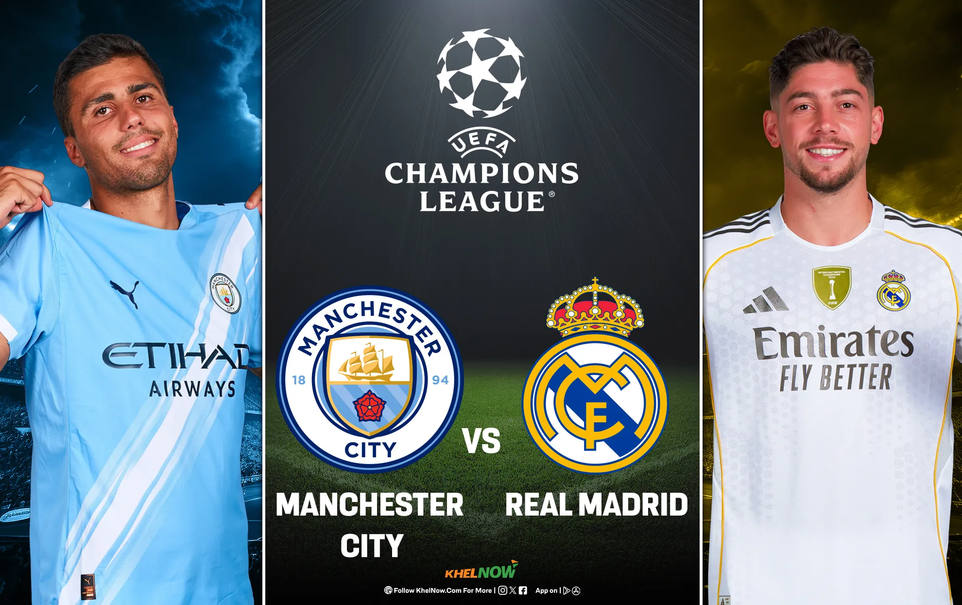 Biến động kèo Man City vs Real Madrid 03h00 18/3 Champions League