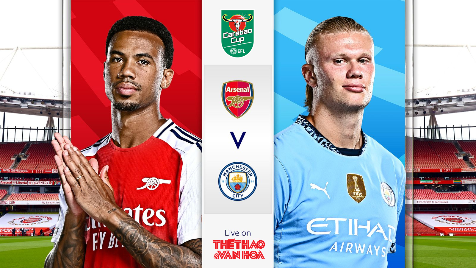 Biến động kèo Arsenal vs Man City 23h30 22/3 EFL Cup