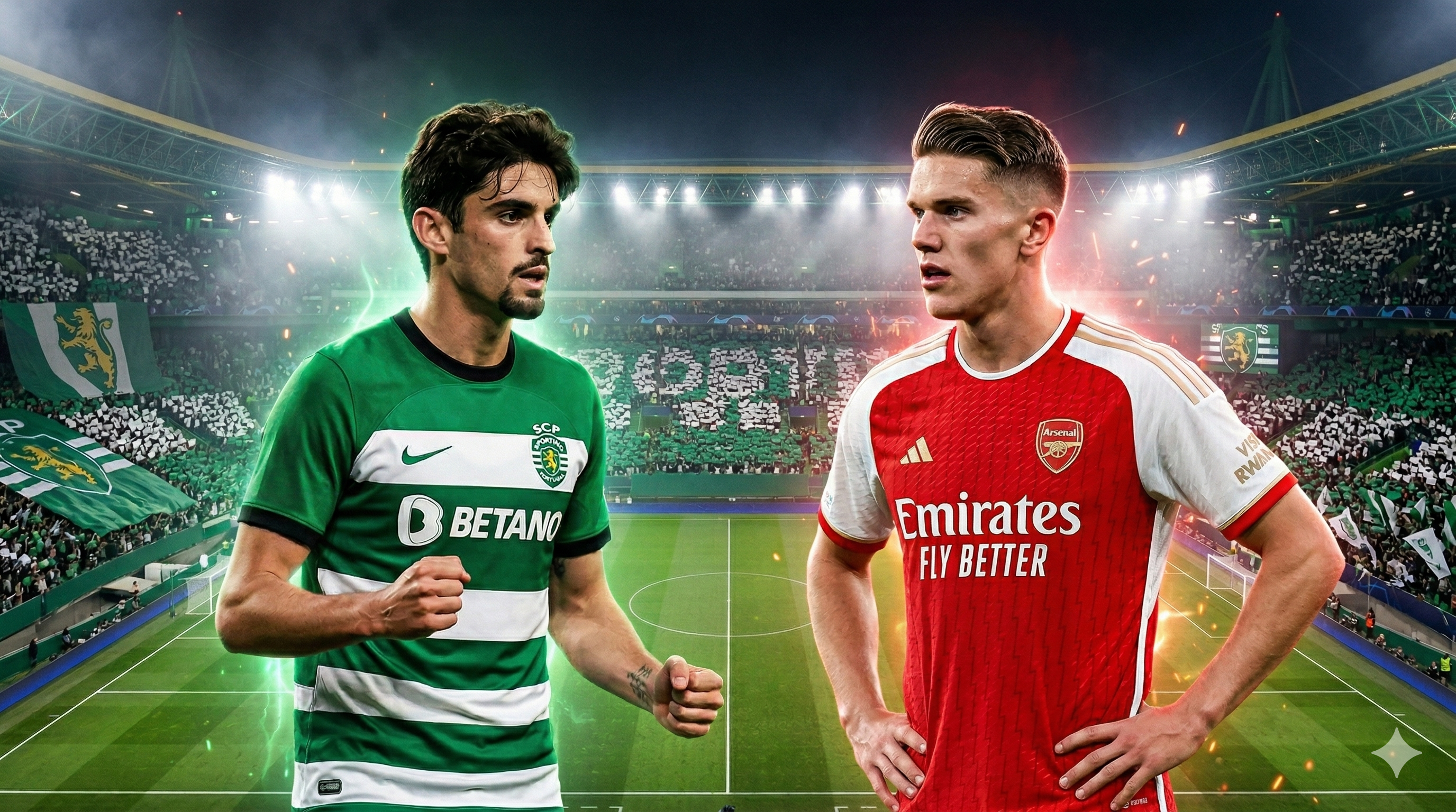 Biến động kèo Sporting CP vs Arsenal 02h00 8/4 Champions League