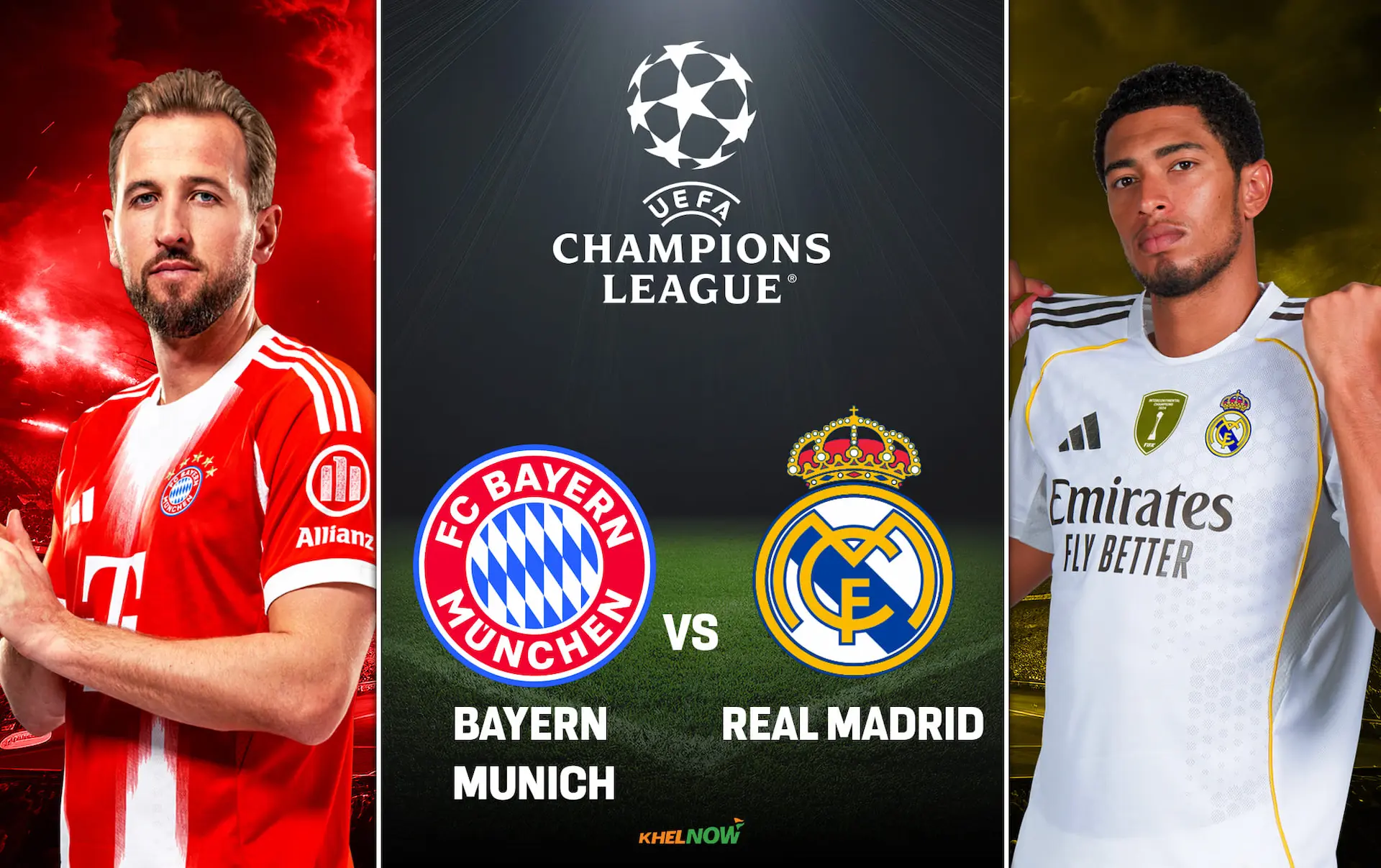 Biến động kèo Bayern Munich vs Real Madrid 02h00 16/4 Champions League